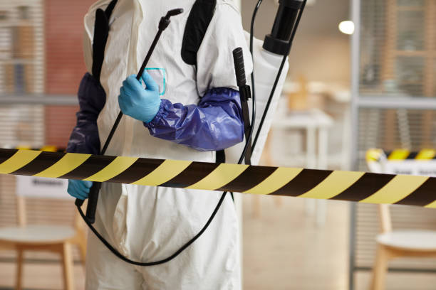 Professional Trauma Scene Cleanup technician working in Albany, IN
